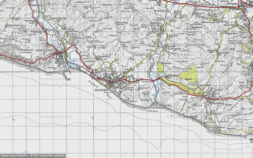 Old Map of Sutton, 1940 in 1940