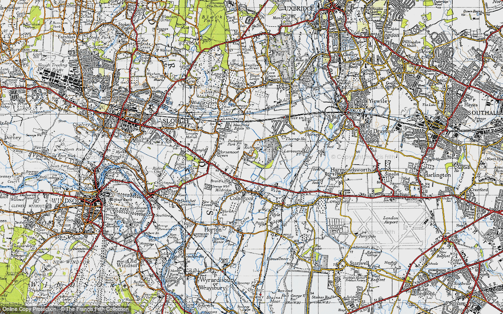 Old Map of Sutton, 1945 in 1945