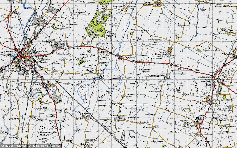 Old Map of Sutton, 1946 in 1946