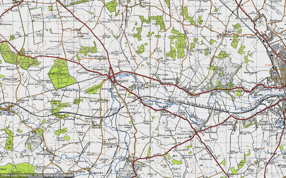 Old Map of Sutton, 1946 in 1946