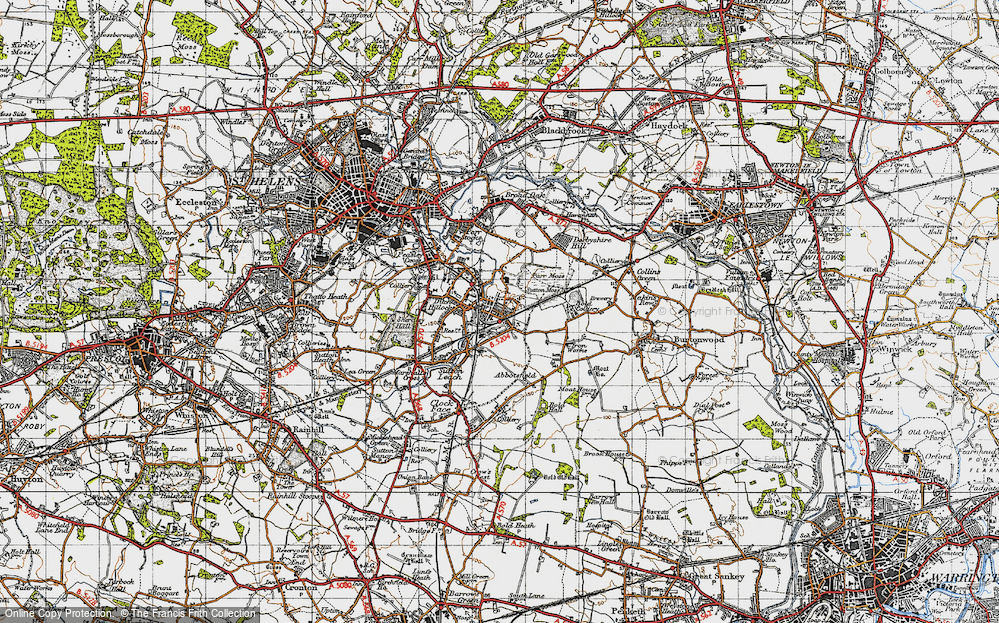 Old Map of Sutton, 1947 in 1947