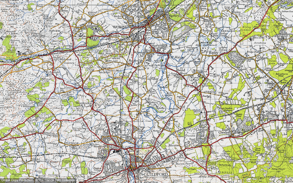 Old Map of Sutton Green, 1940 in 1940