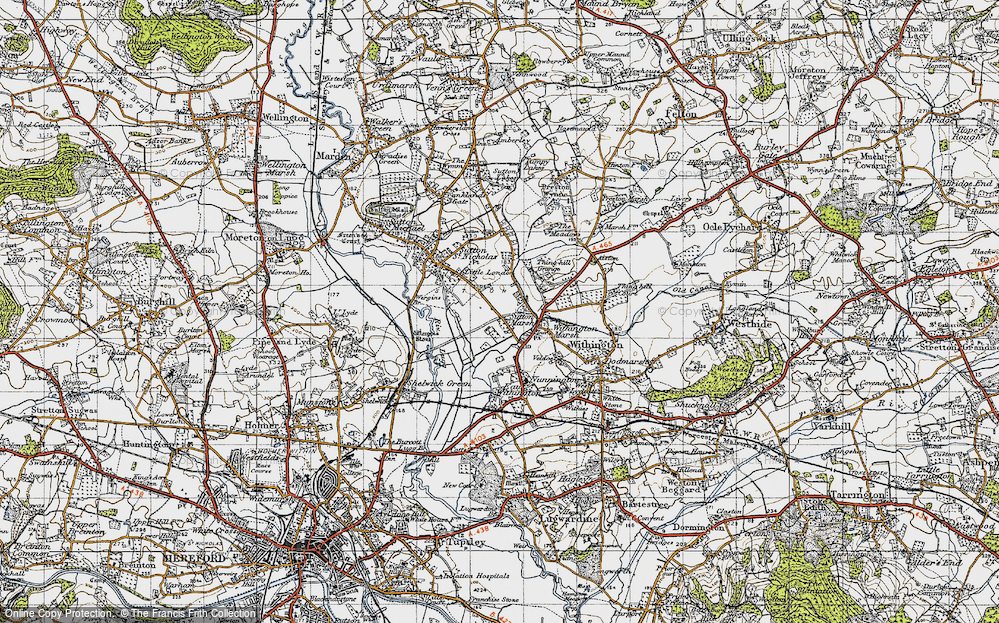 Old Map of Sutton Marsh, 1947 in 1947