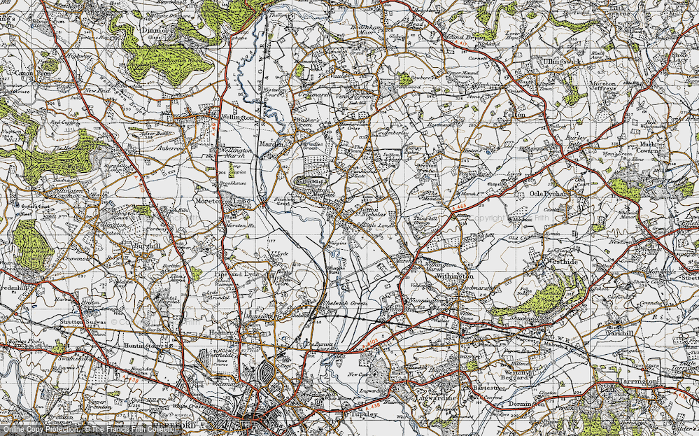 Old Map of Sutton St Nicholas, 1947 in 1947