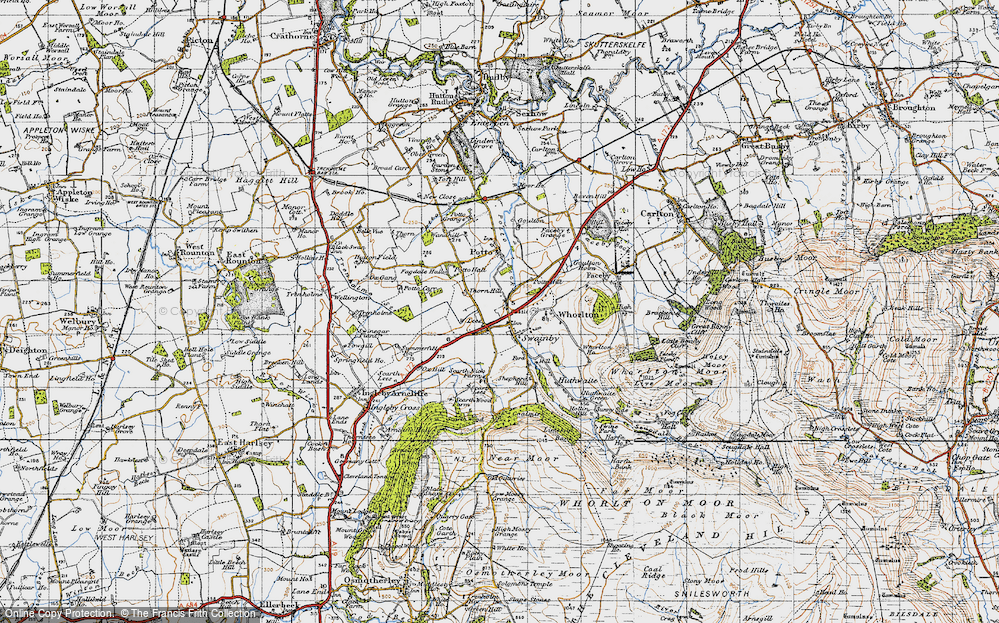 Old Map of Swainby, 1947 in 1947