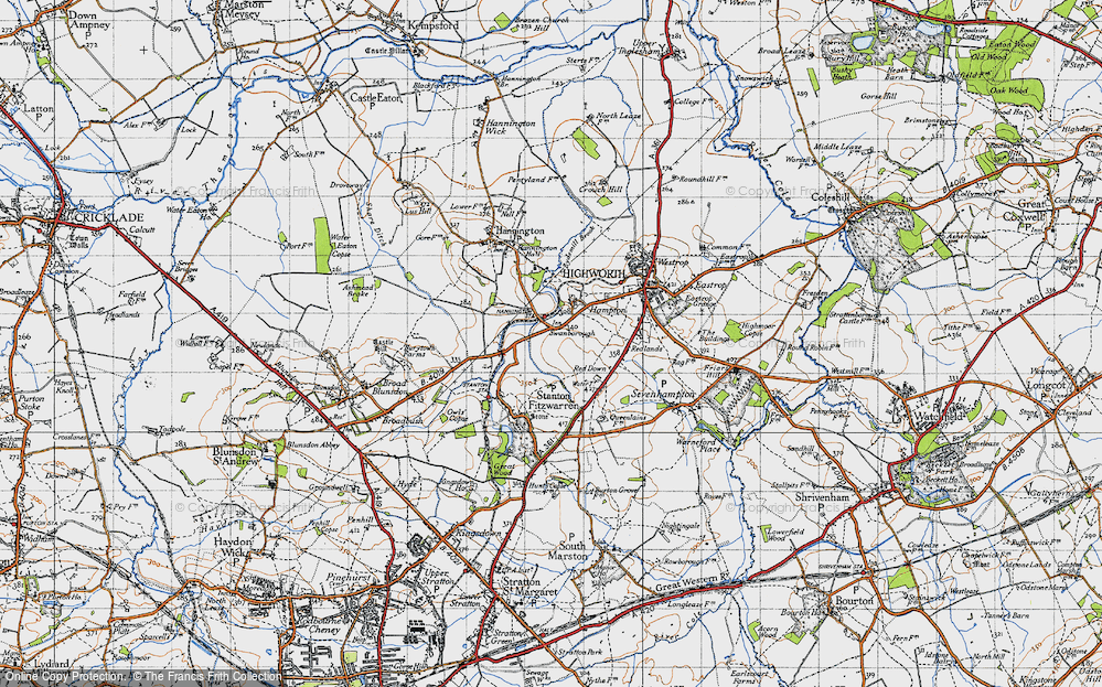 Old Map of Swanborough, 1947 in 1947