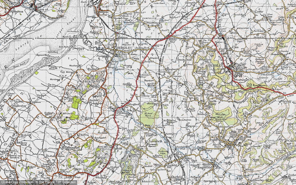 Old Map of Swanley, 1946 in 1946