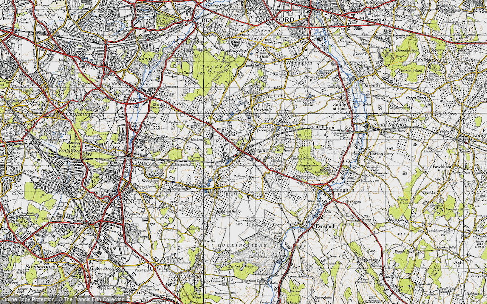 Old Map of Swanley, 1946 in 1946