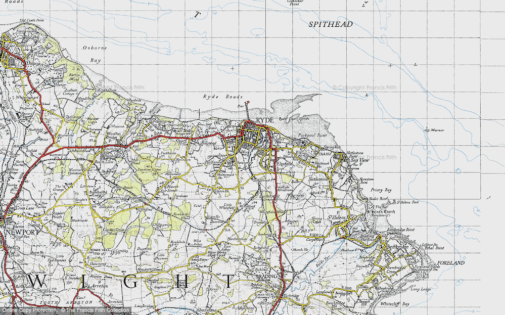 Old Map of Swanmore, 1945 in 1945