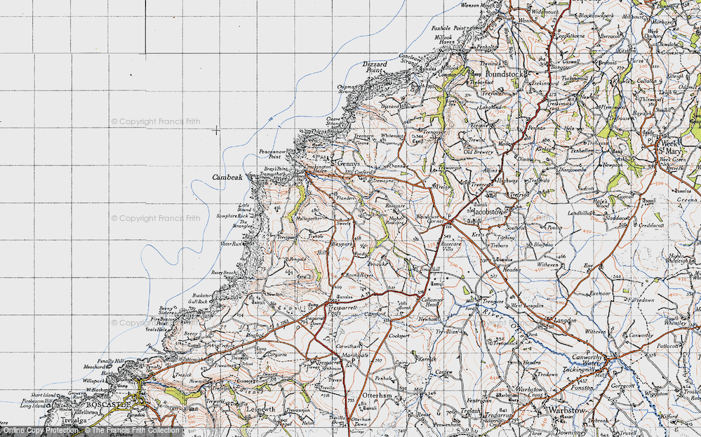 Old Map of Sweets, 1946 in 1946