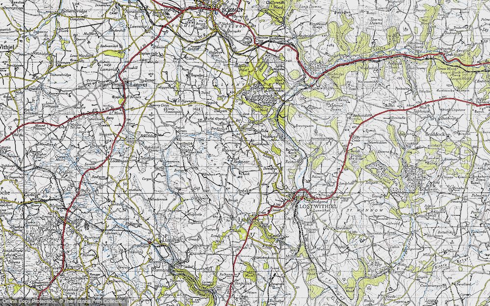 Old Map of Sweetshouse, 1946 in 1946
