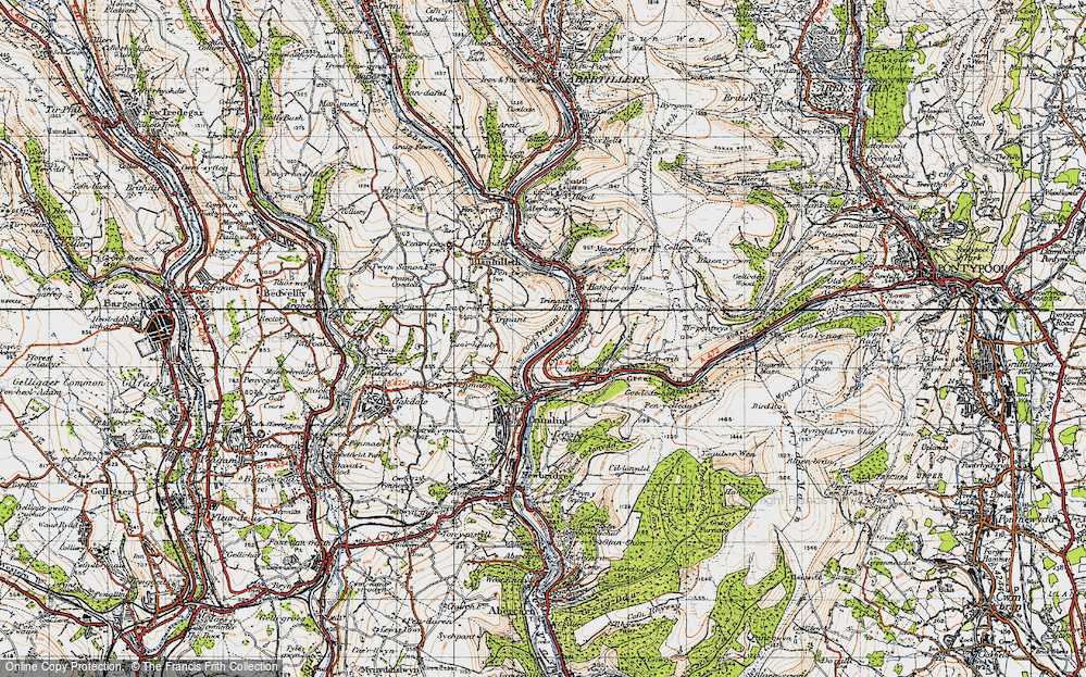 Old Map of Swffryd, 1947 in 1947