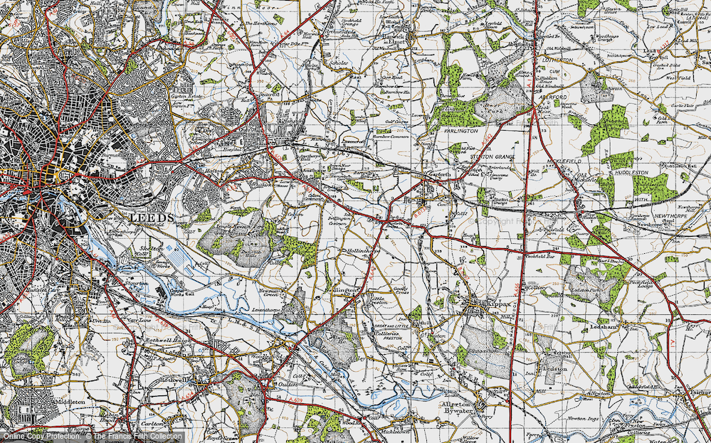 Old Map of Swillington Common, 1947 in 1947