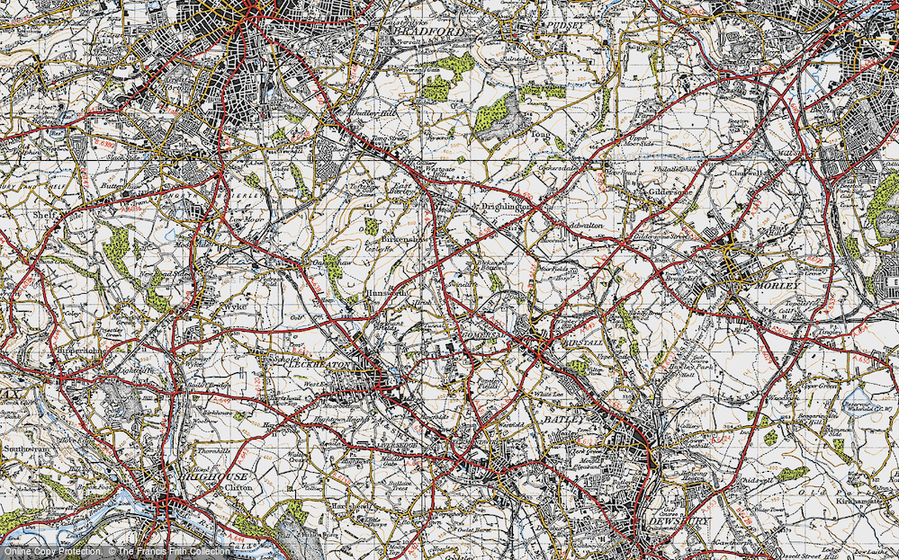 Old Map of Swincliffe, 1947 in 1947