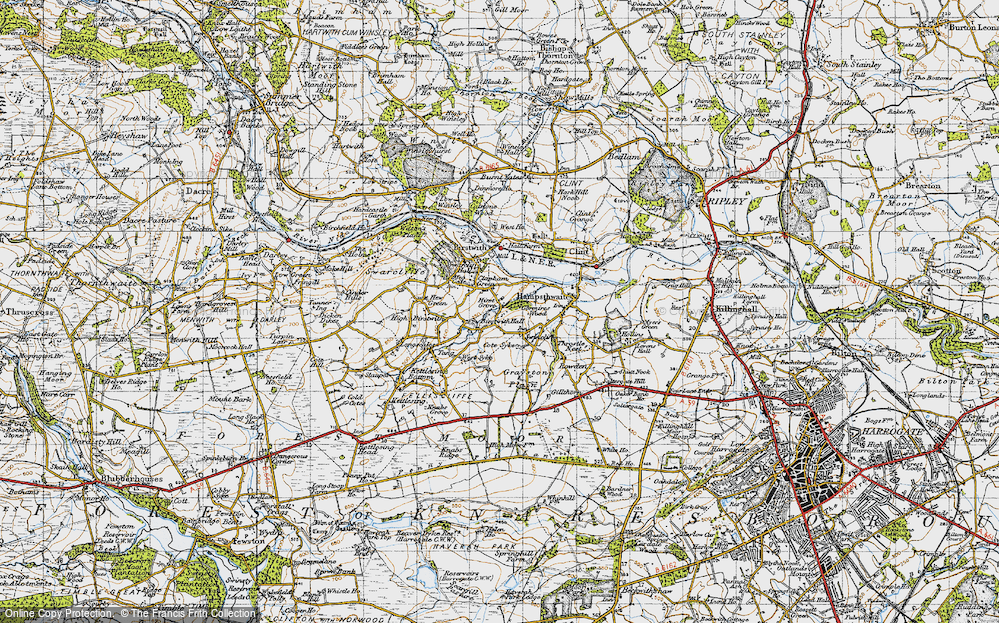 Old Map of Swincliffe, 1947 in 1947
