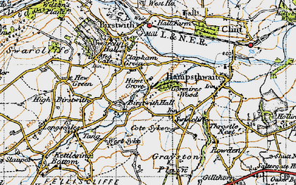 Old map of Swincliffe in 1947