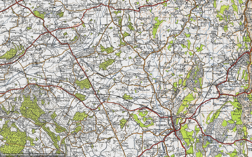 Old Map of Swinmore Common, 1947 in 1947