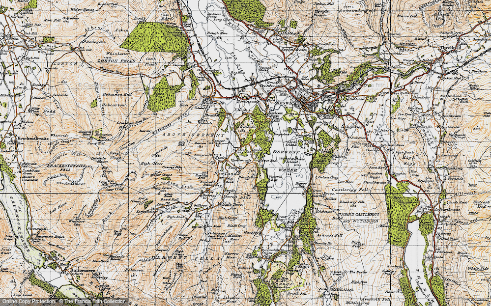 Old Map of Swinside, 1947 in 1947