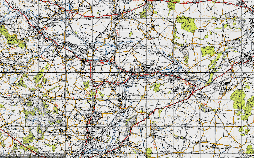 Old Map of Swinton Bridge, 1947 in 1947