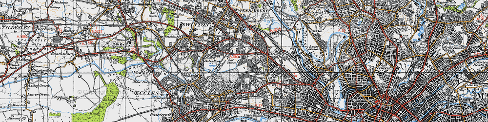 Old map of Swinton Park in 1947