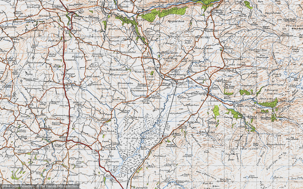 Old Map of Swyddffynnon, 1947 in 1947