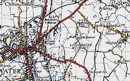 Old map of Sydenham in 1946