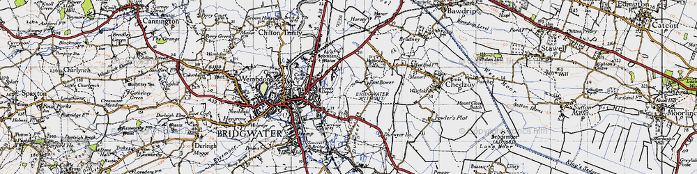Old map of Sydenham in 1946