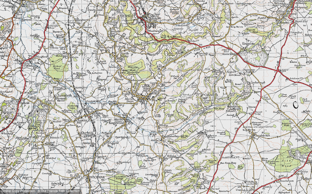 Old Map of Synwell, 1946 in 1946