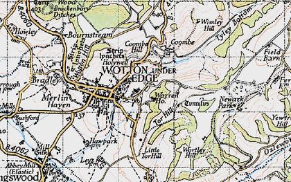 Old map of Synwell in 1946