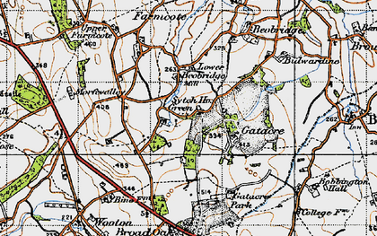 Old map of Sytch Ho Green in 1946