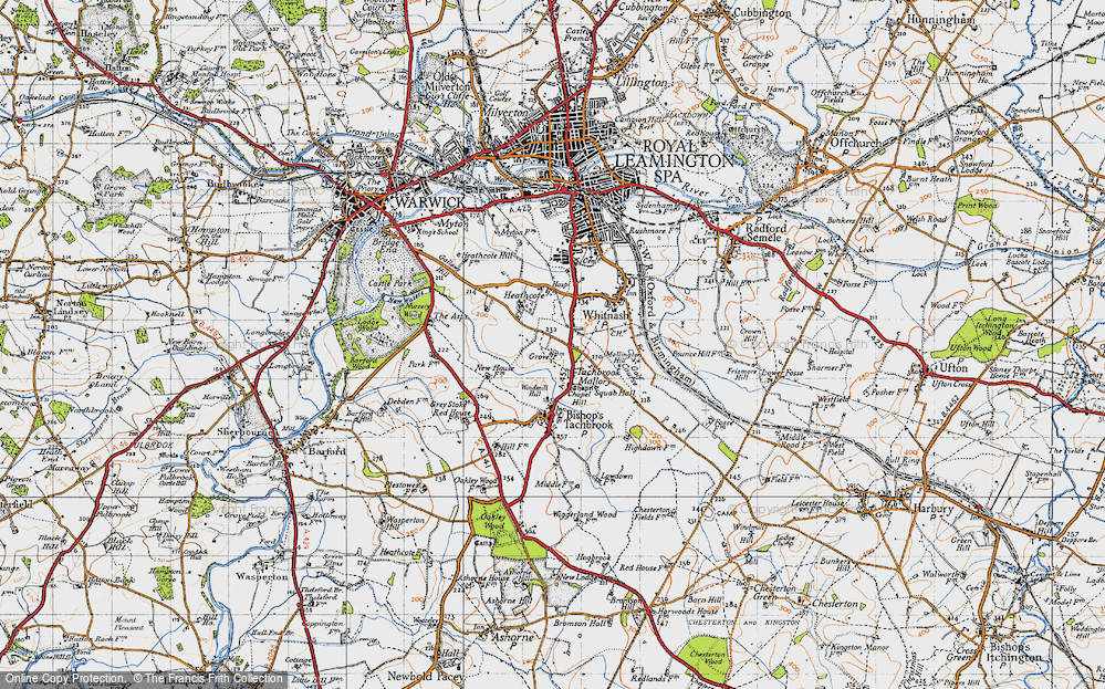 Old Map of Tachbrook Mallory, 1946 in 1946