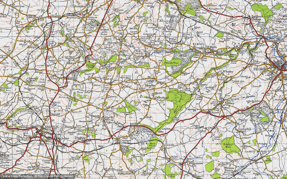 Old Map of Tadhill, 1946 in 1946