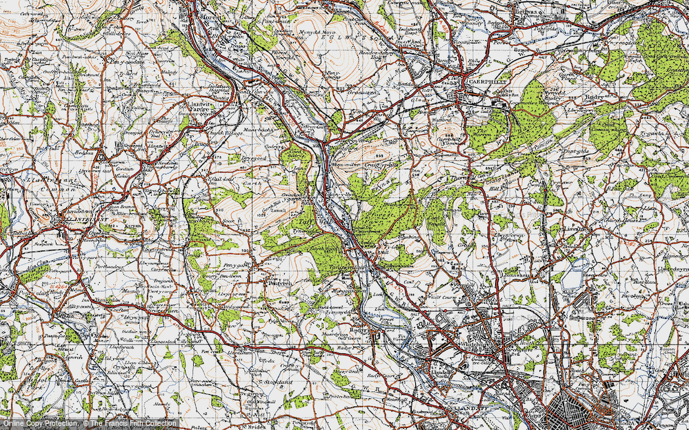 Taffs Well, 1947