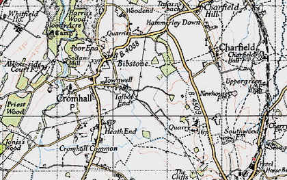 Old map of Talbot's End in 1946