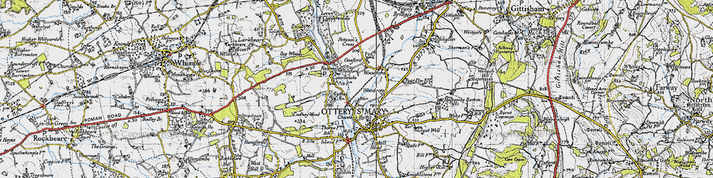 Old map of Taleford in 1946