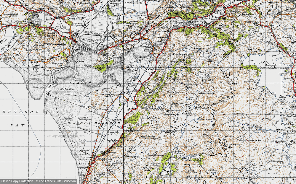 Old Map of Talsarnau, 1947 in 1947