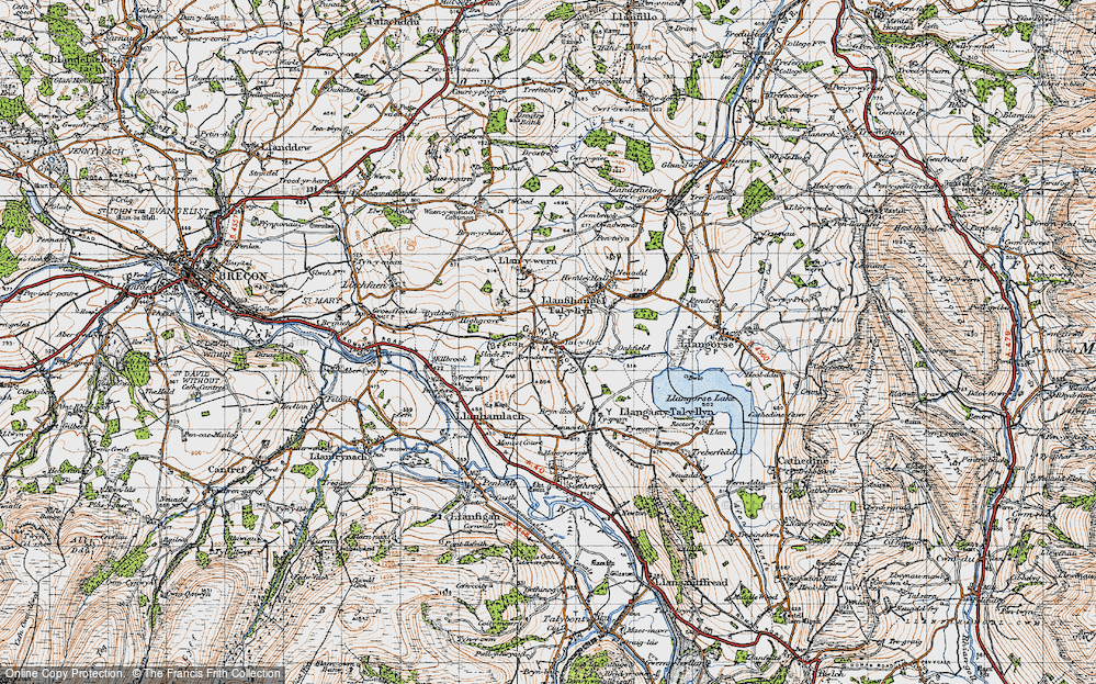Old Map of Talyllyn, 1947 in 1947
