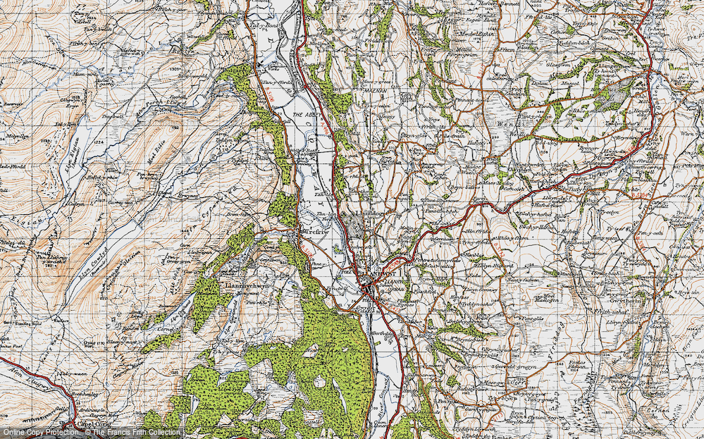 Old Map of Tan-lan, 1947 in 1947