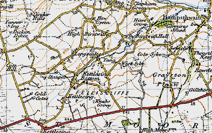 Old map of Tang in 1947