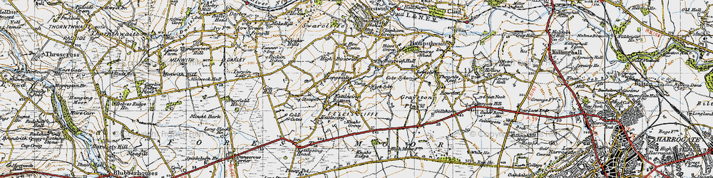 Old map of Tang in 1947