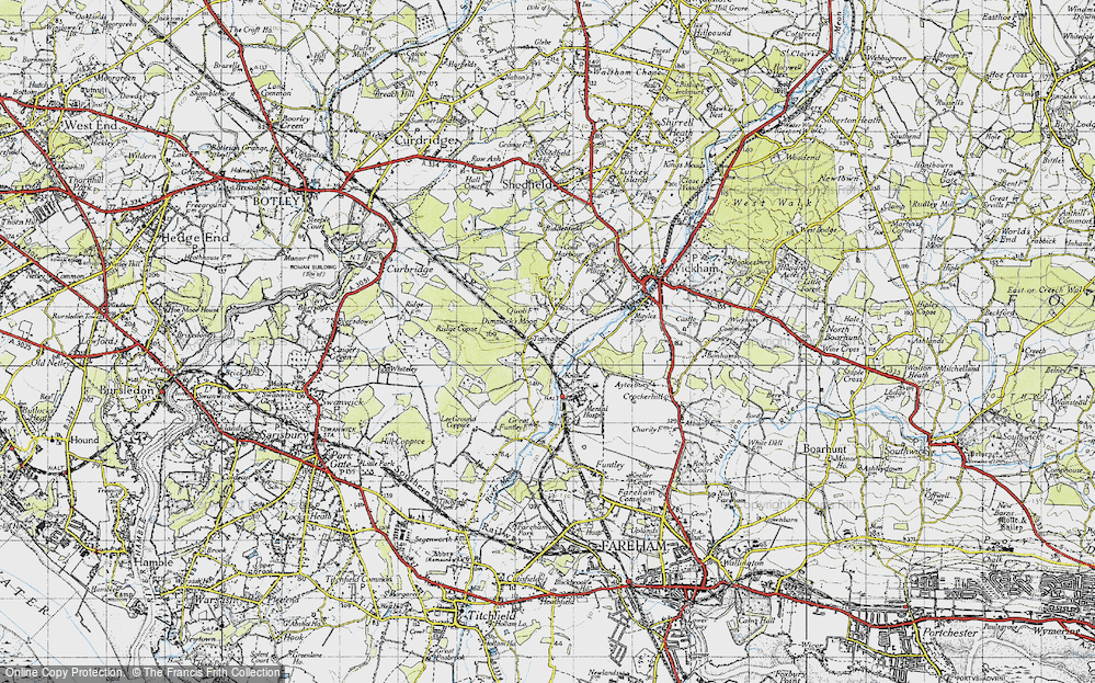 Old Map of Tapnage, 1945 in 1945