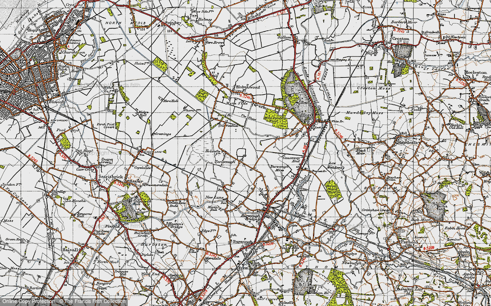 Old Map of Tarlscough, 1947 in 1947