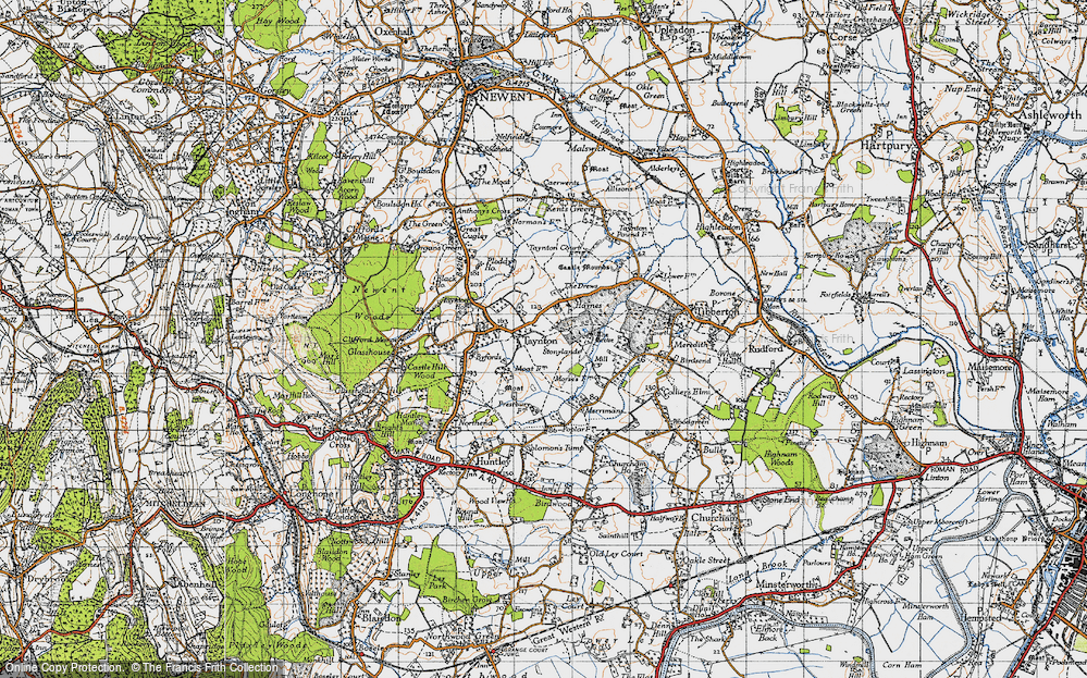 Old Map of Taynton, 1947 in 1947