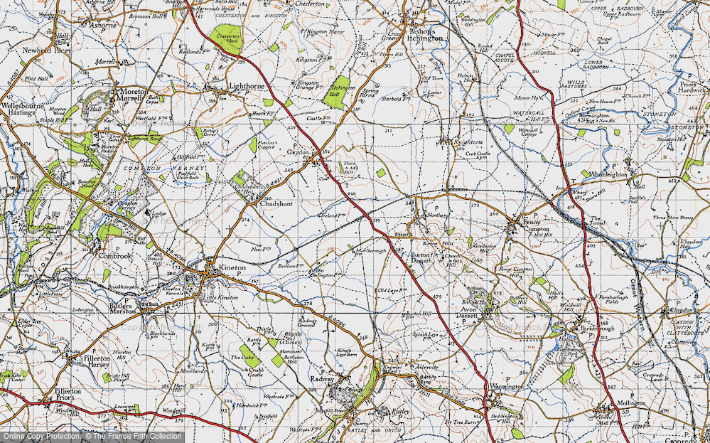 Old Maps of Temple Herdewyke, Warwickshire - Francis Frith