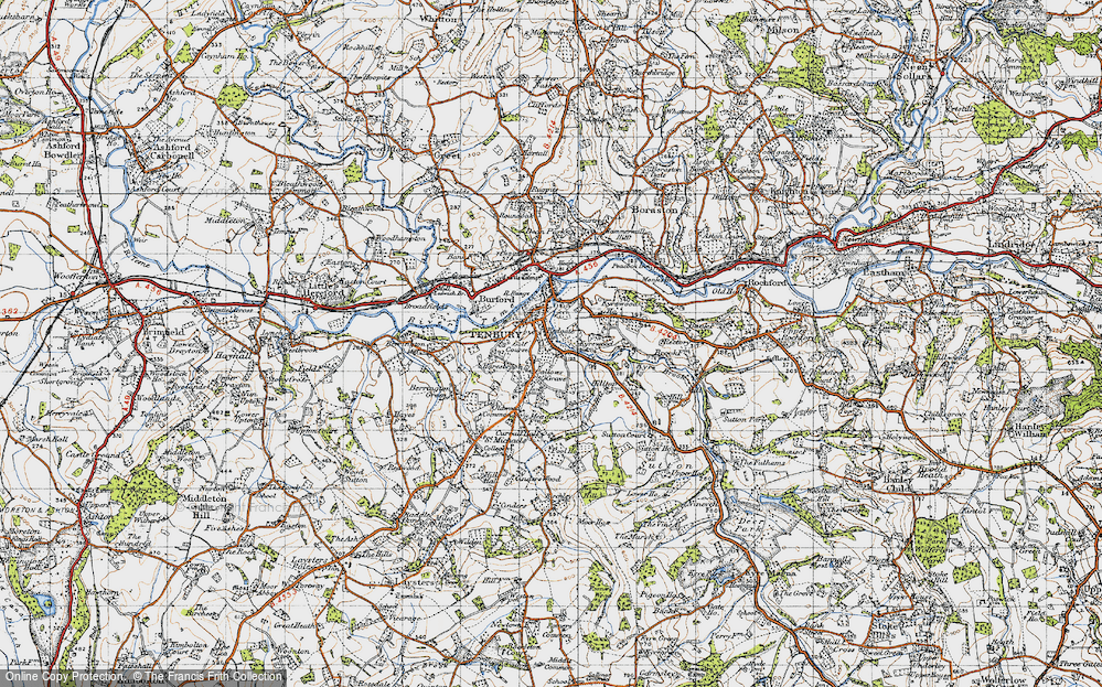 Old Map of Tenbury Wells, 1947 in 1947