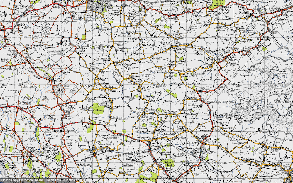 Old Map of Tendring Green, 1946 in 1946