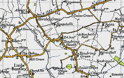 Old map of Tendring Heath in 1946