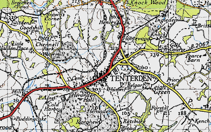 Tenterden 1940 Npo846045 Index Map 