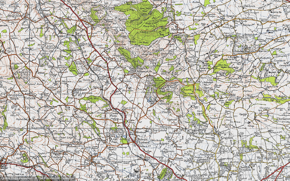 Old Map of Terhill, 1946 in 1946