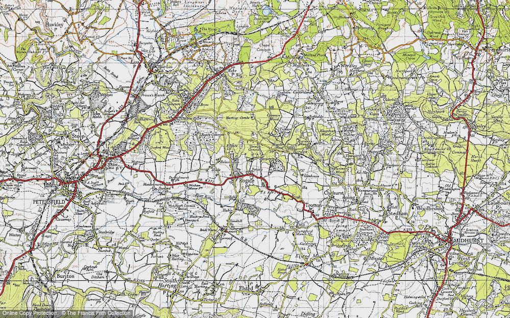 Old Map of Terwick Common, 1945 in 1945